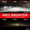 CHUSYYRAY 6X 6000K LED Headlight+Fog Light Fit 2003-06 Chevy Silverado