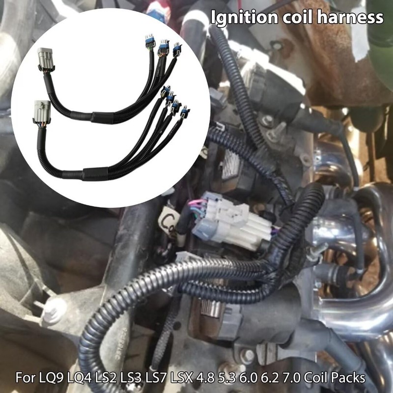 [2025 Upgraded] 2Pack Ignition Coils Harness Connector for Hummer H2