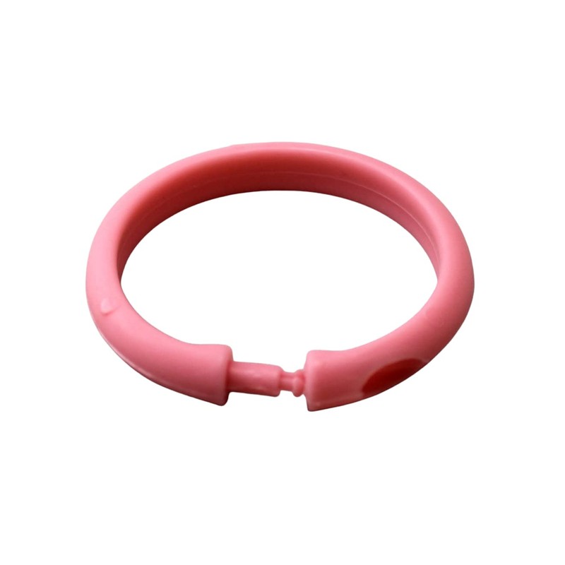 2 Pack 24 Piece Plastic Basic Locking Oval Hook Easy