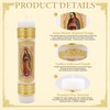 Religious Santa Muerte Candles Catholic,Virgen De Guadalupe Prayer Candles for