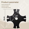 LIZEWEI 3 Pack 375-525 Star Edger Blade (8 x 1