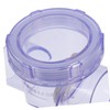 Operitacx Transparent PVC Check Valve Backflow Single Way Valve for