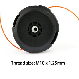 FUMHEUF T35 Tap Advance Straight Shaft Trimmer Head Weed Eater Sting for 323RJ 324LX 324LDX 324RX 325LX 325RX 325RJX 326L 326LDX 326LDX 329LDX 123L 125L 225L 223L 232L 322L 323L 531300183 537388101 531300194