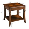 Cherry Wood End Tables Side Tables for Living Room, Solid