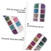 Minkissy Highlighter Makeup Nail Art Charms Sequin Jewelry for Nail