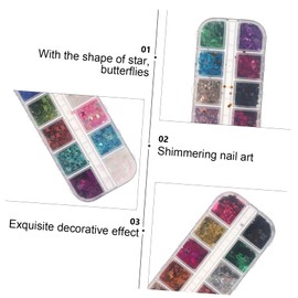 Minkissy Highlighter Makeup Nail Art Charms Sequin Jewelry for Nail Art Diy Manicure Sticker Glitter Sequins