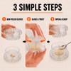 Garlic Chopper 2 Pack, Manual Garlic Twister & Mincer, Clear