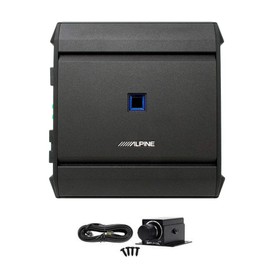 Alpine S-A60M S-Series Class D Mono Amplifier Bundled w/RUX-KNOB.2 Remote Bass Level Control