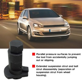 CGEAMDY Expansion Wheel Bearing Housing, Shock Absorber Tool for General Mechanical Spreaders, Universal Insert Accessories, Suitable for Suspension Strut Removal and Vehicle Maintenance (Black)