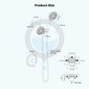 gotonovo Dual 2 in 1 Shower Head Kit High Pressure