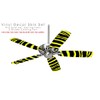 Zebra Yellow - Ceiling Fan Skin Kit fits most 42