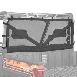 KEMIMOTO UTV Sunshade Soft Rear Window Net Compatible with Polaris Ranger 1000 XP/Crew 2017-2025 2026, Ranger XP 900/ XP 570/ Crew 900, PRO XD Back Window Rear Net Mesh Dust Screen Windshield