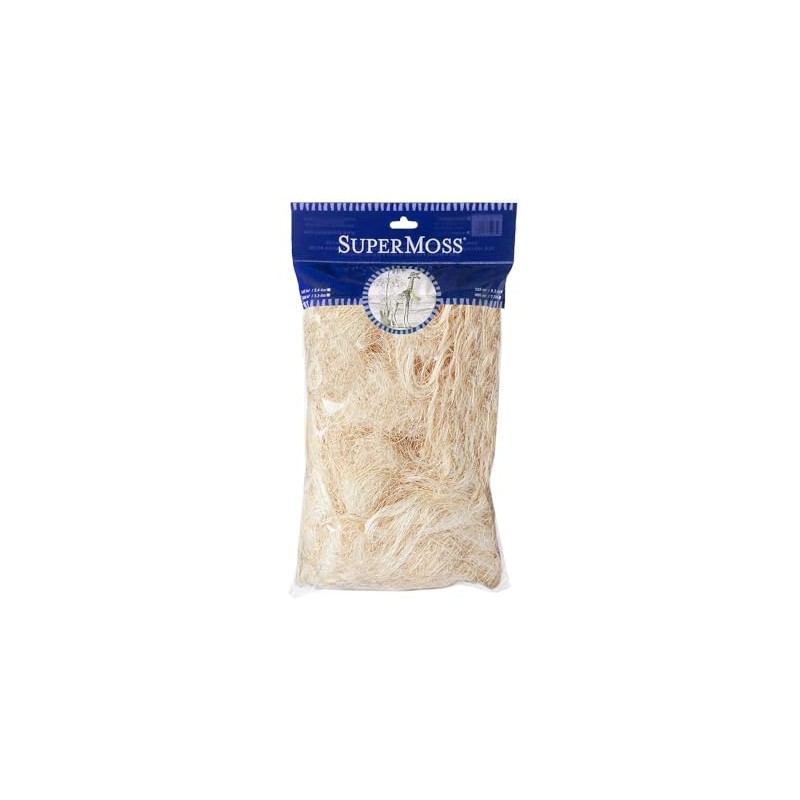 SuperMoss (29974) Natural Sisal Fiber Strands | Decorative Basket Filler,