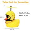 wonuu Rubber Duck Car Ornaments Yellow Duck Car Dashboard Decorations