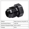 EVIL ENERGY 6AN Male Flare Blanking Plug Fitting Adapter Hex