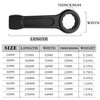 SENRISE Slogging Ring Spanner 24-55mm Box End Wrench Metric Single
