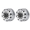 AXspeed Pack of 2 Metal Front Wheel Rims for 1/14