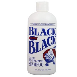 Chris Christensen Black on Black Dog Shampoo - Colour Intensifying Shampoo for Dogs - Designed for Brown & Black Coats - Strengthens and Deepens Colours - Dog Shampoo for Dark Coats, 473ml