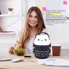 Leapiture 2 Layer Panda Box Round Lunch Box Cute Design