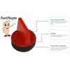 FeetPeople Foam Polish Applicators, 3 Pack