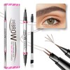 2 In 1 Eyebrow Pen With Eye Liner Pencil,2 In