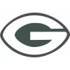 Packers Throwback Mini Side Football Helmet Decals with Stripe