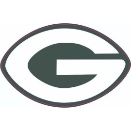 Packers Throwback Mini Side Football Helmet Decals with Stripe