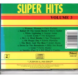 Super Hits, Vol. 3: Bill Black Combo & Various ..  (CD, 1987, Hollywood)  Sealed
