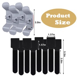 IHUIXINHE Electrical wire Cord Organizer for Appliances， 4 Pack Cord Wrapper with 8 Pack Self-adhesive Velcro Wire harness,Appliance Cord Organizer Compatible with Stand Mixer, Coffee Maker, Toaster