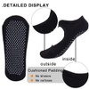 ONESING 4 Pairs Yoga Socks Pilates Socks Barre Ballet Socks