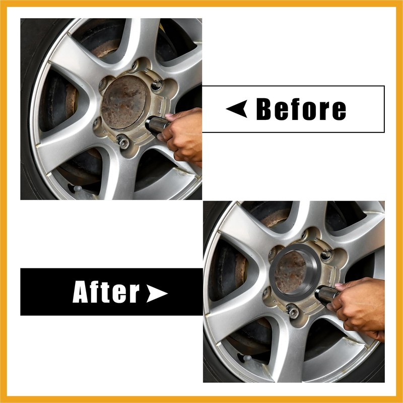 Partuto 2pcs Plastic 73.1mm to 64.1mm Car Centric Rings Wheel