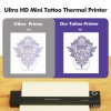Wireless Tattoo Stencil Printer Portable Transfer Copier w\ 30pcs Thermal