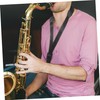 minkissy Saxophone Neck Strap with Metal Hook for Alto and