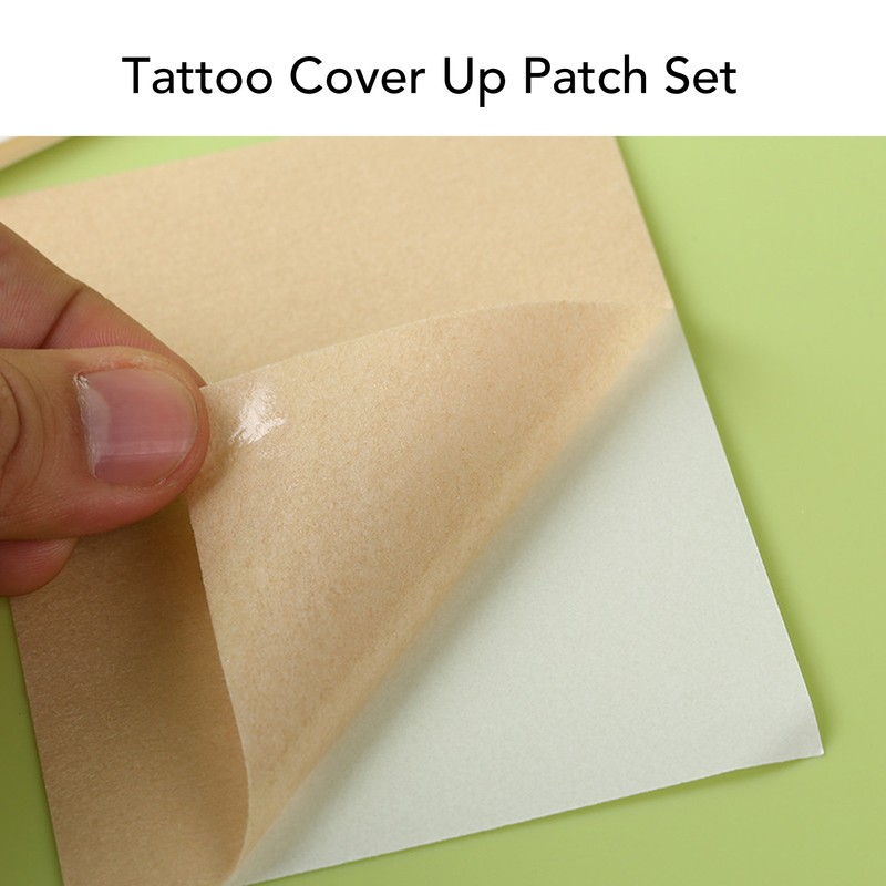 100pcs Tattoo Cover Up Patch Scar Concealer Sticker Set Invisible