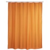 beytug Plain Orange Extra Long and Wide Fabric Bathroom Shower