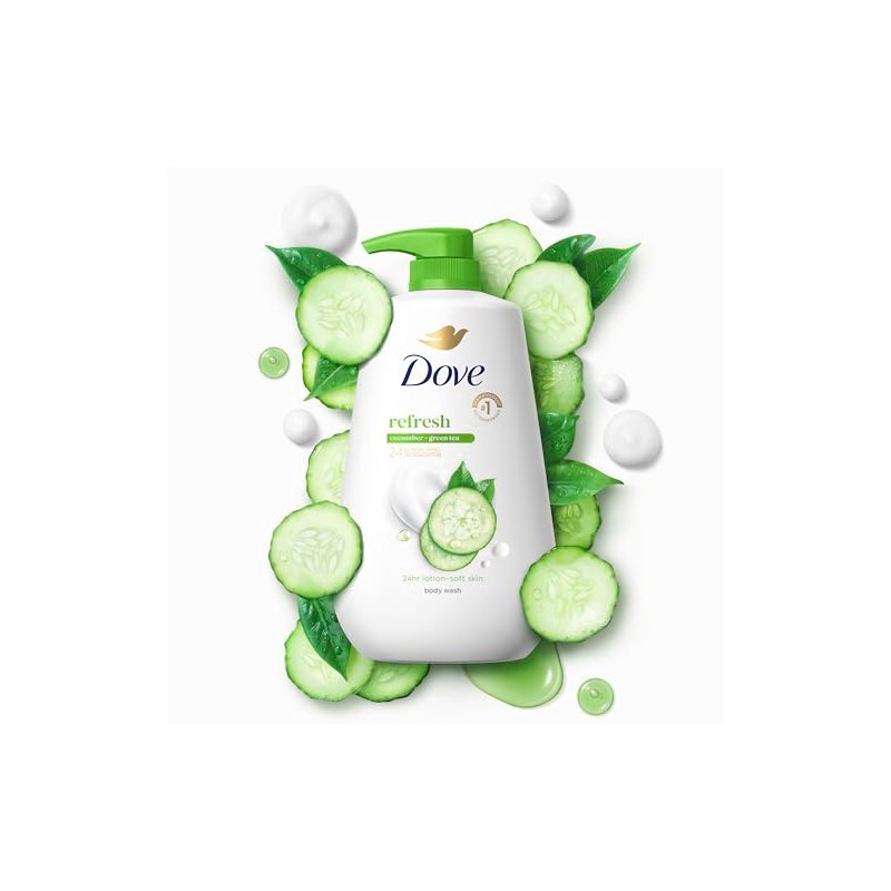 Dove Fresh Gel Baño Fresca Hidratación Dosificador