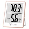 DOQAUS Indoor Thermometer for Home, Room Thermometer Humidity Meter with