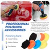 Glarks 26Pcs 3inch 5inch Car Foam Drill Polishing Pad Kit,