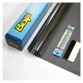 BDF S4MB20 Window Film Security and Daytime Privacy 4 Mil Black 20 (Dark) - 30in X 14ft