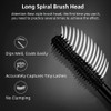 Mascara in Black, Waterproof Mascara with Spiral Brush for Tiny