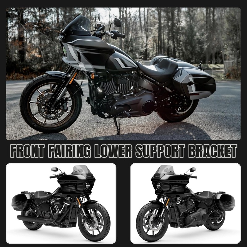 AC-MTORC Front Fairing Lower Support Bracket for Harley Low Rider