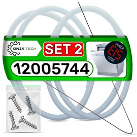 Pack of 2 Pump Sump Seal Dishwasher Diameter 182 mm Repair Kit for Eliminating Errors E15 with Original Code 12005317 12026667 12005744 for Bosch Dishwasher for Siemens for Neff ONIX TECH