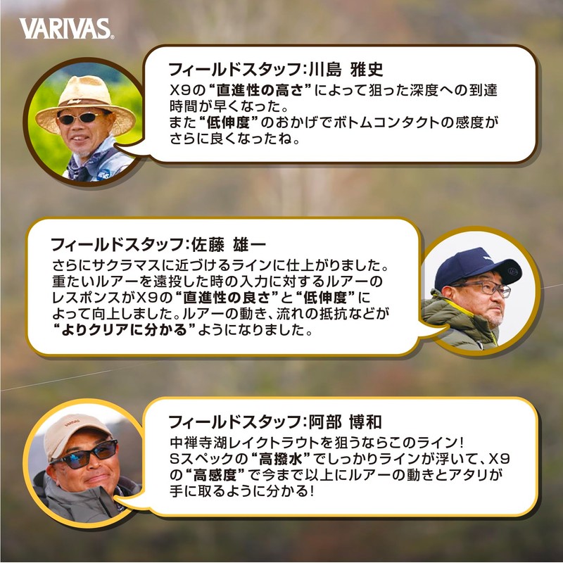 VARIVAS Super Trout Advanced Max Power PE X9 (S-spec), 668.6