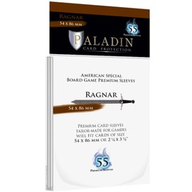 Paladin Premium American Special Clear Gloss Sleeves, 54 mm x 86 mm