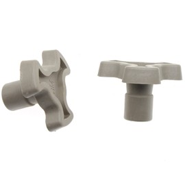 FDXGYH 2 Pcs Microwave Turntable Coupler Microwave Oven Turntable Roller Guide Support Glass Tray Drive Coupling Replacement [Shaft Length - 0.63inch]