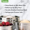 Tovolo Small Stainless Steel Mixing Bowl 1.5 Quart Metal Mixing