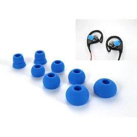 Replacement Eartips Earbuds Eargels Earpads for Powerbeats 2 Wireless Beats by dr dre (Blue)