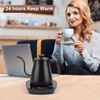 YDDZZM Gooseneck Electric Kettle, Intelligent Temperature Control, Stainless Steel Inner,