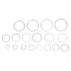 470Pcs Sealing Washer Aluminum Alloy Round Flat Washer Assortment Kit
