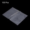 PATIKIL 100 Pcs Clear Flat Open Plastic Poly Bags 6x8